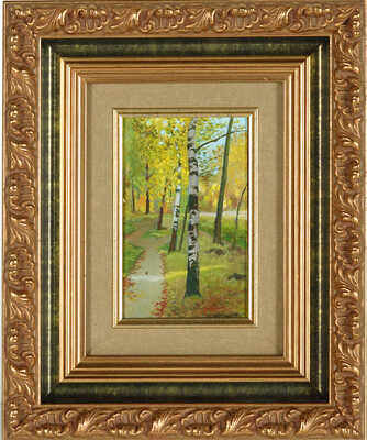 Гермашев Михаил Маркианович. Пейзаж с березами 